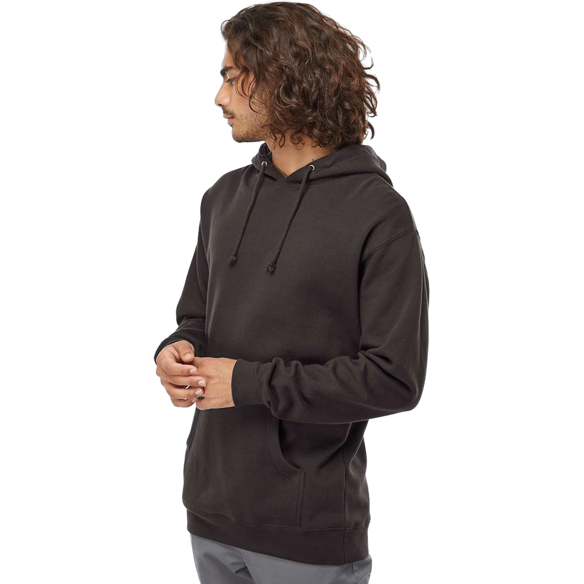 Independent Trading Co. Heavyweight Hoodie in Asphalt — custom branded by Motive