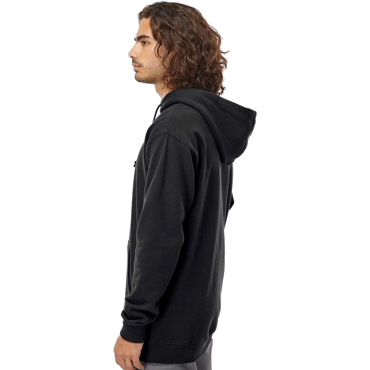 Independent Trading Co. Heavyweight Hoodie in Black — custom branded by Motive
