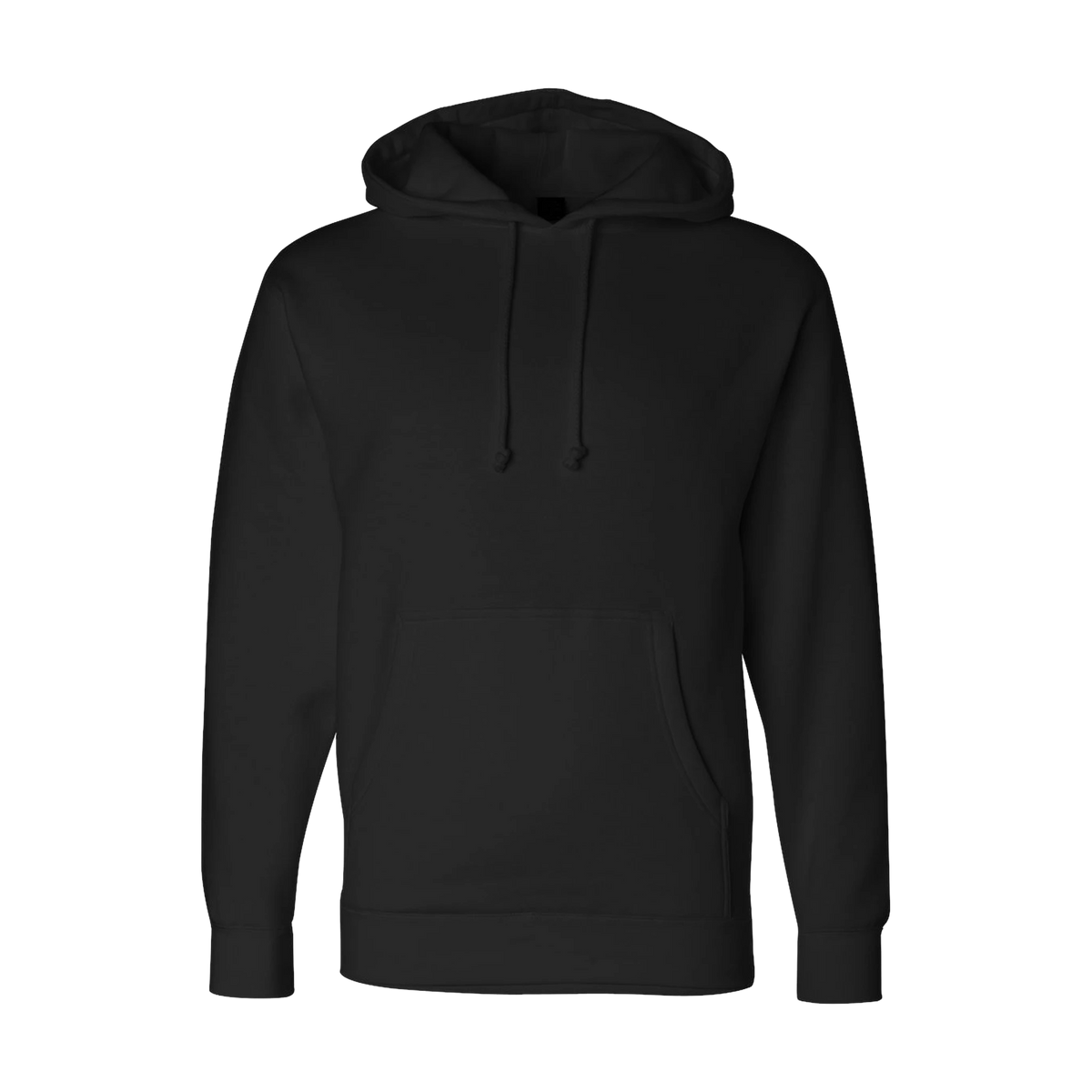 Independent Trading Co. Heavyweight Hoodie in Black — custom branded by Motive