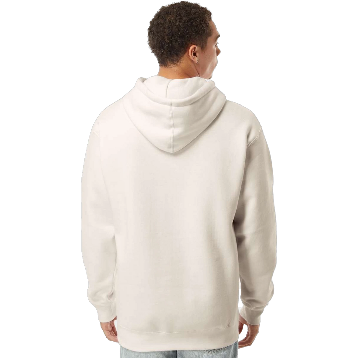Independent Trading Co. Heavyweight Hoodie in Bone — custom branded by Motive