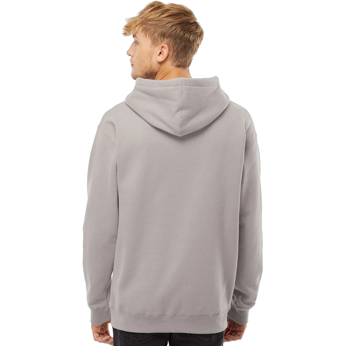 Independent Trading Co. Heavyweight Hoodie in Cement — custom branded by Motive