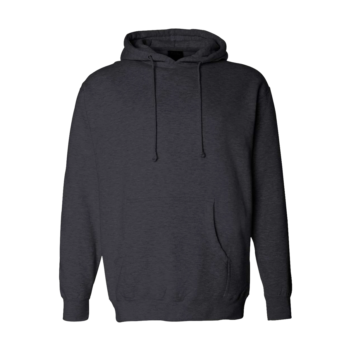 Independent Trading Co. Heavyweight Hoodie in Charcoal Heather — custom branded by Motive