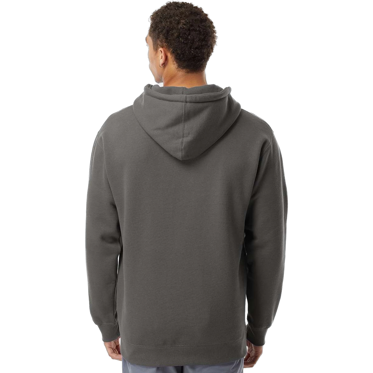 Independent Trading Co. Heavyweight Hoodie in Charcoal — custom branded by Motive