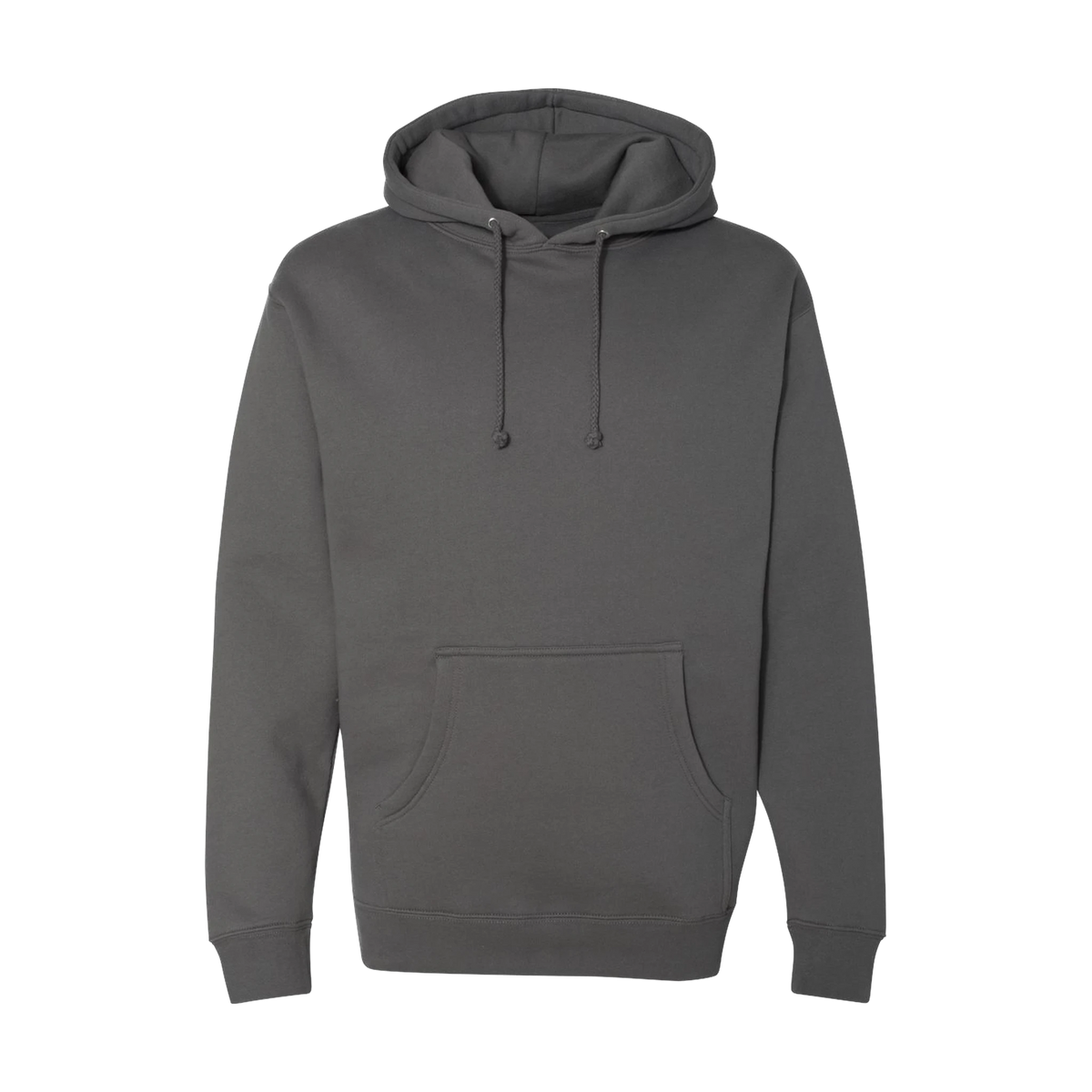 Independent Trading Co. Heavyweight Hoodie in Charcoal — custom branded by Motive