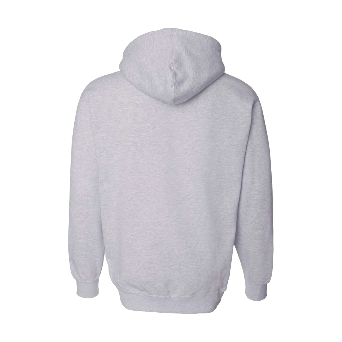 Independent Trading Co. Heavyweight Hoodie in Grey Heather — custom branded by Motive