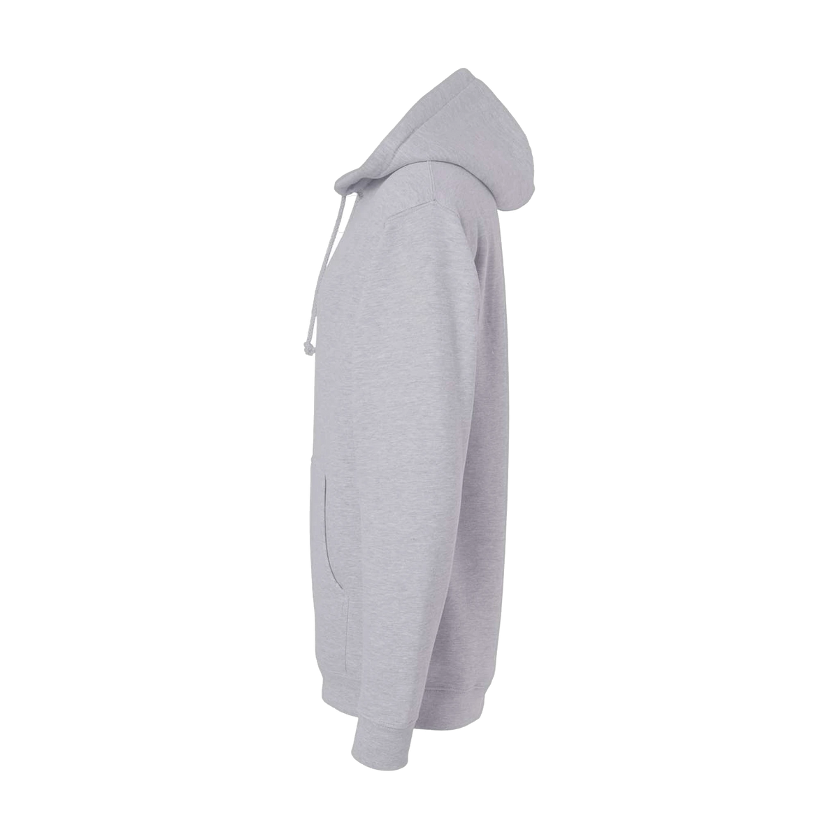 Independent Trading Co. Heavyweight Hoodie in Grey Heather — custom branded by Motive