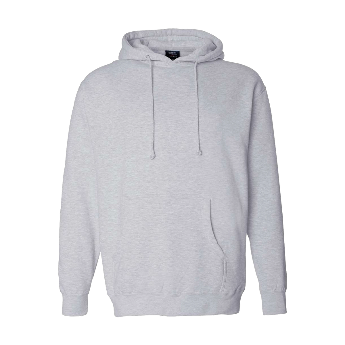 Independent Trading Co. Heavyweight Hoodie in Grey Heather — custom branded by Motive