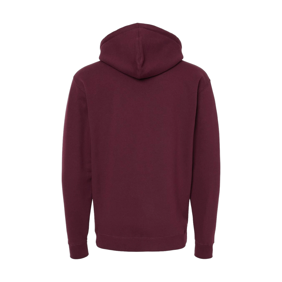 Independent Trading Co. Heavyweight Hoodie in Maroon — custom branded by Motive