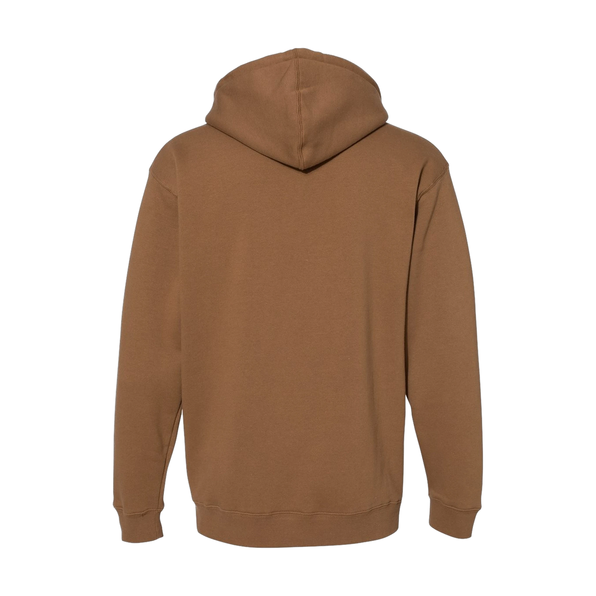 Independent Trading Co. Heavyweight Hoodie in Saddle — custom branded by Motive