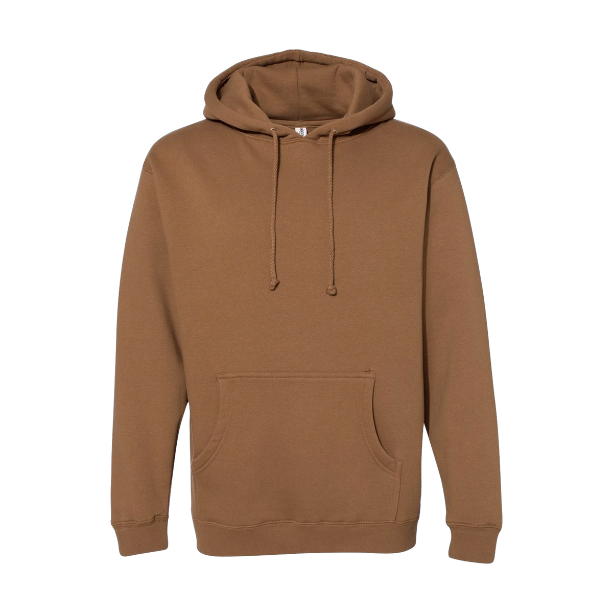 Independent Trading Co. Heavyweight Hoodie in Saddle — custom branded by Motive