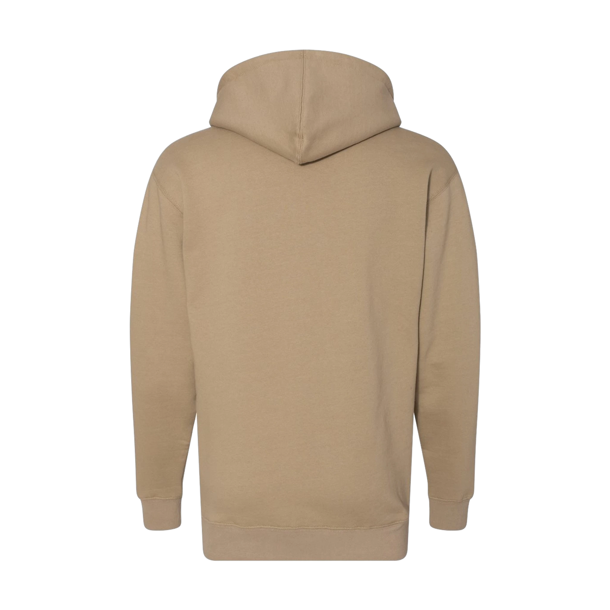 Independent Trading Co. Heavyweight Hoodie in Sandstone — custom branded by Motive