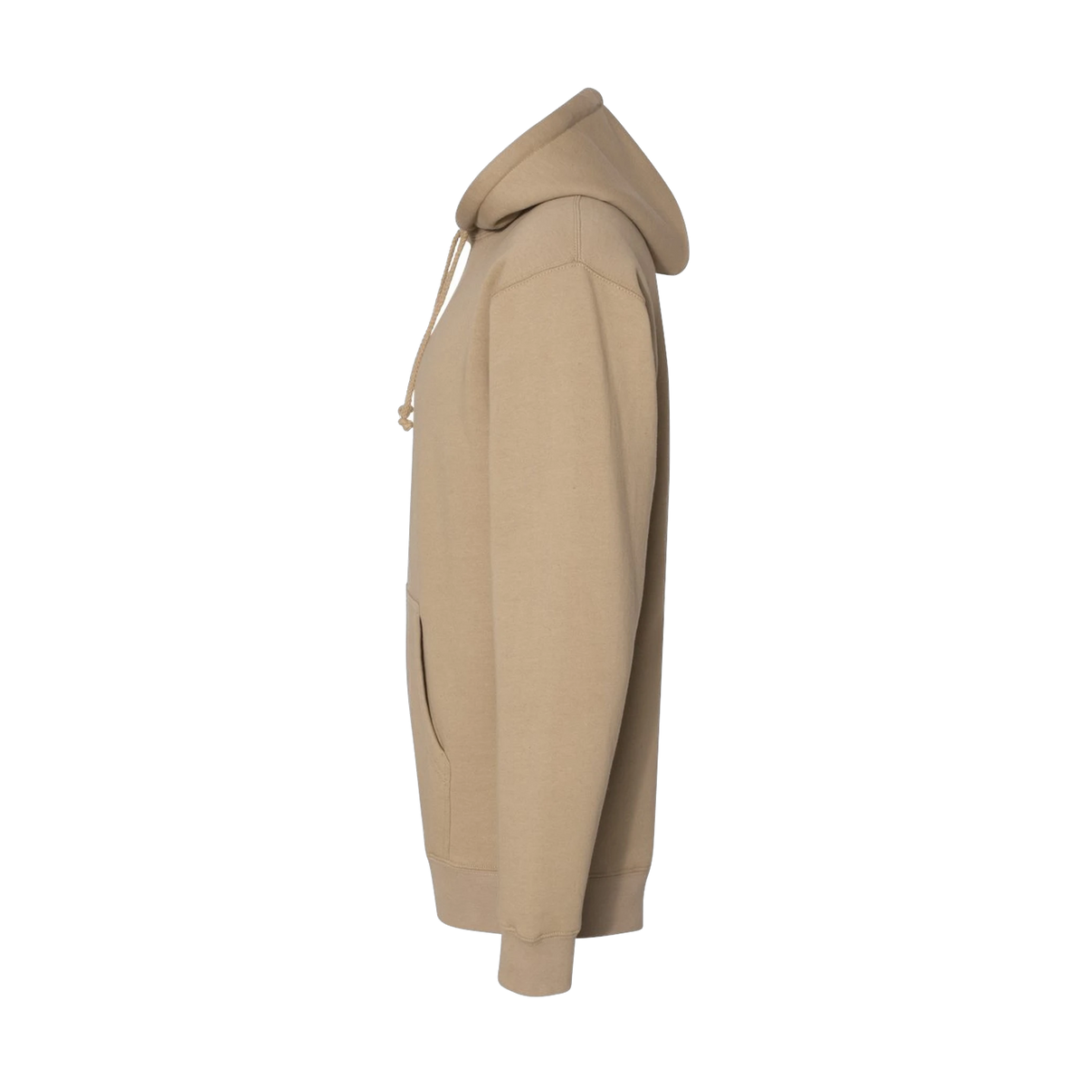 Independent Trading Co. Heavyweight Hoodie in Sandstone — custom branded by Motive