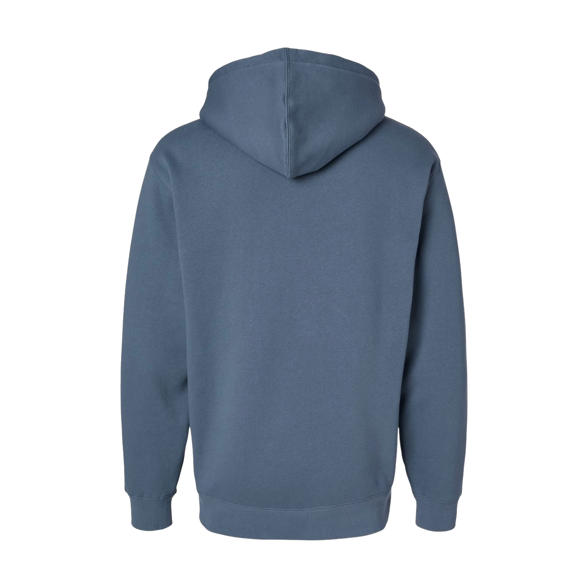 Independent Trading Co. Heavyweight Hoodie in Storm Blue — custom branded by Motive