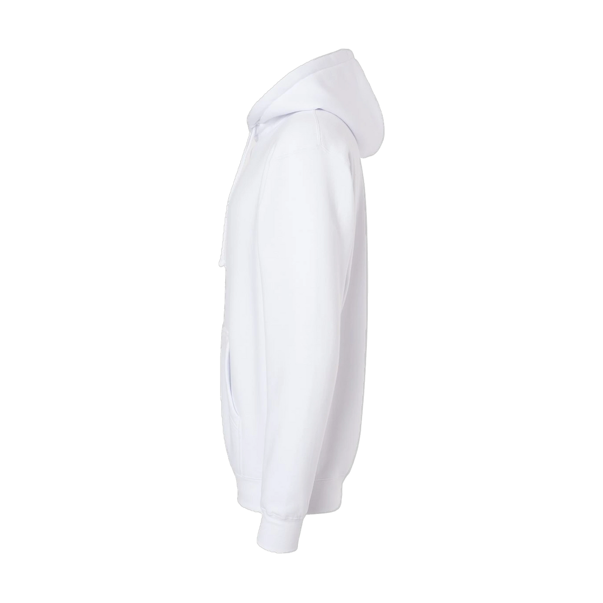 Independent Trading Co. Heavyweight Hoodie in White — custom branded by Motive