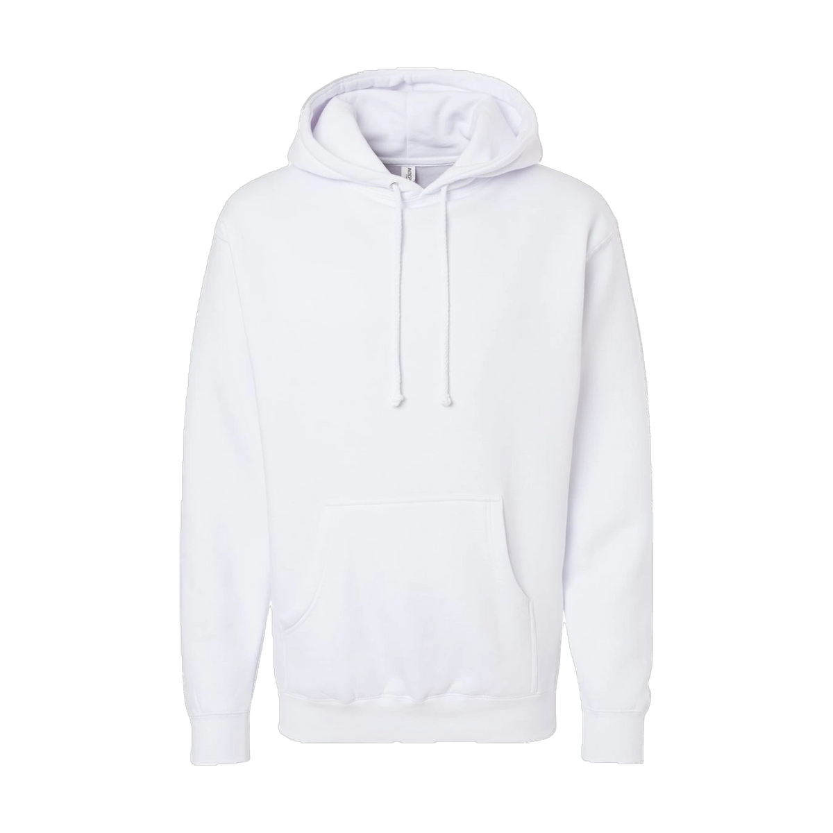 Independent Trading Co. Heavyweight Hoodie in White — custom branded by Motive