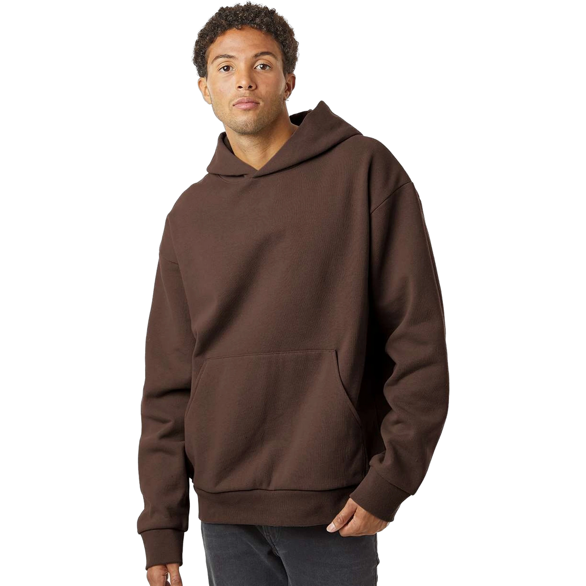 Independent Trading Co. Mainstreet Hoodie in Brown — custom branded by Motive