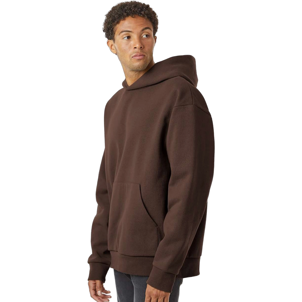 Independent Trading Co. Mainstreet Hoodie in Brown — custom branded by Motive