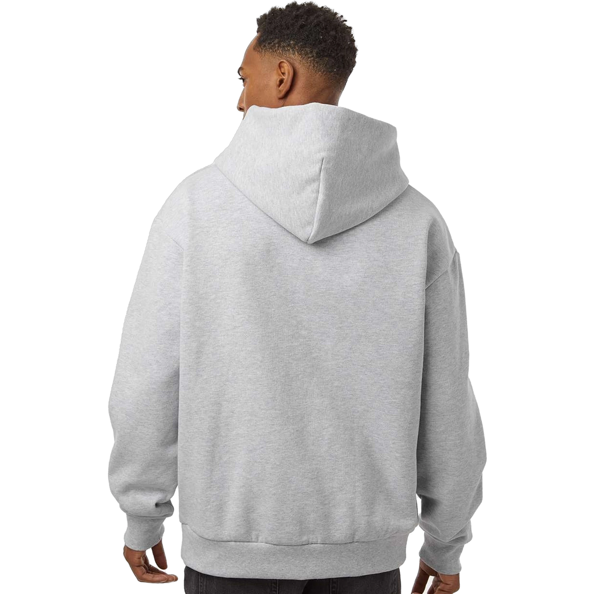 Independent Trading Co. Mainstreet Hoodie in Grey Heather — custom branded by Motive