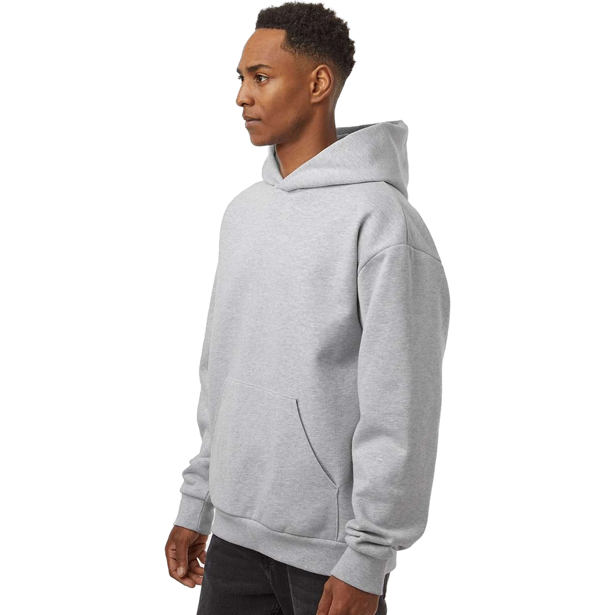Independent Trading Co. Mainstreet Hoodie in Grey Heather — custom branded by Motive