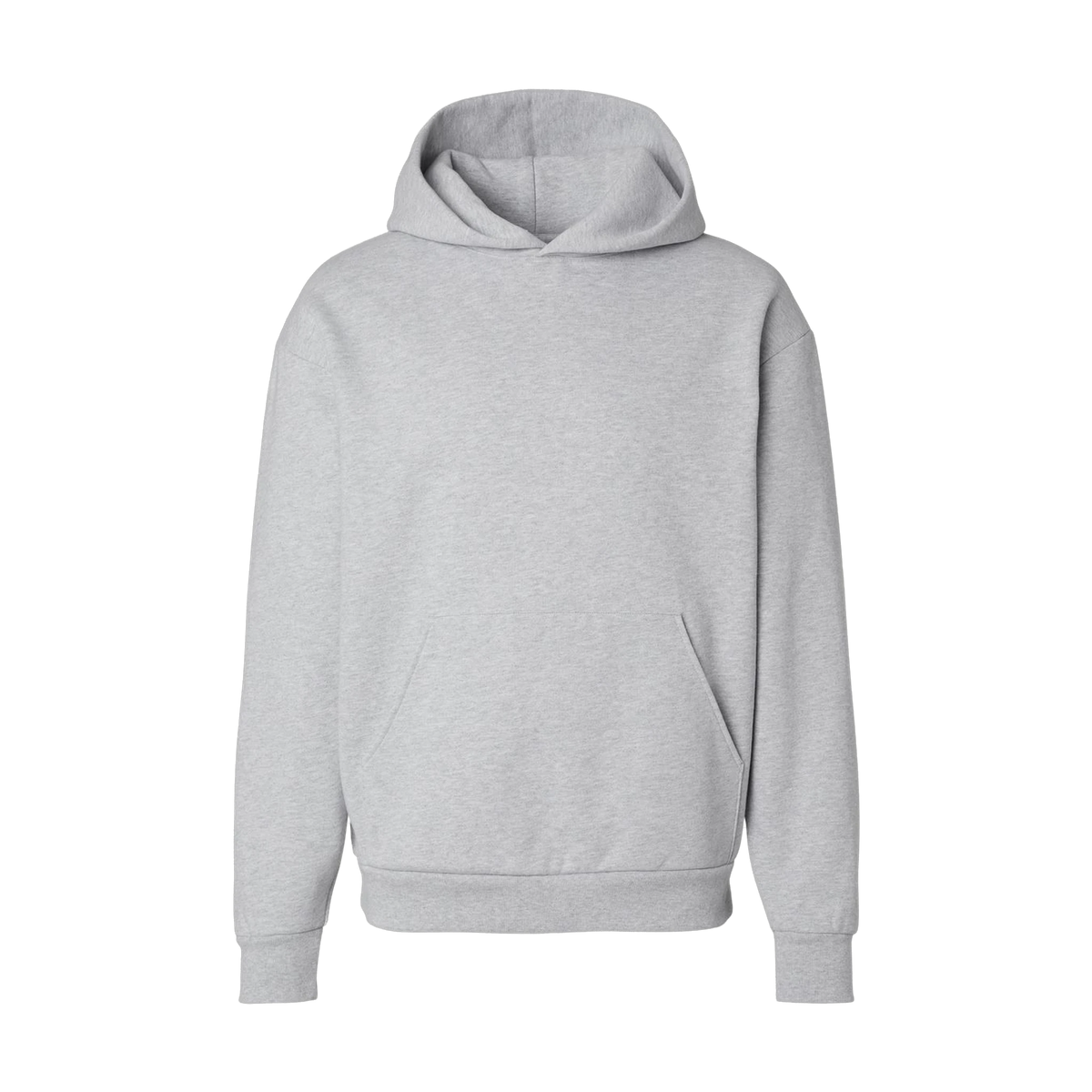 Independent Trading Co. Mainstreet Hoodie in Grey Heather — custom branded by Motive