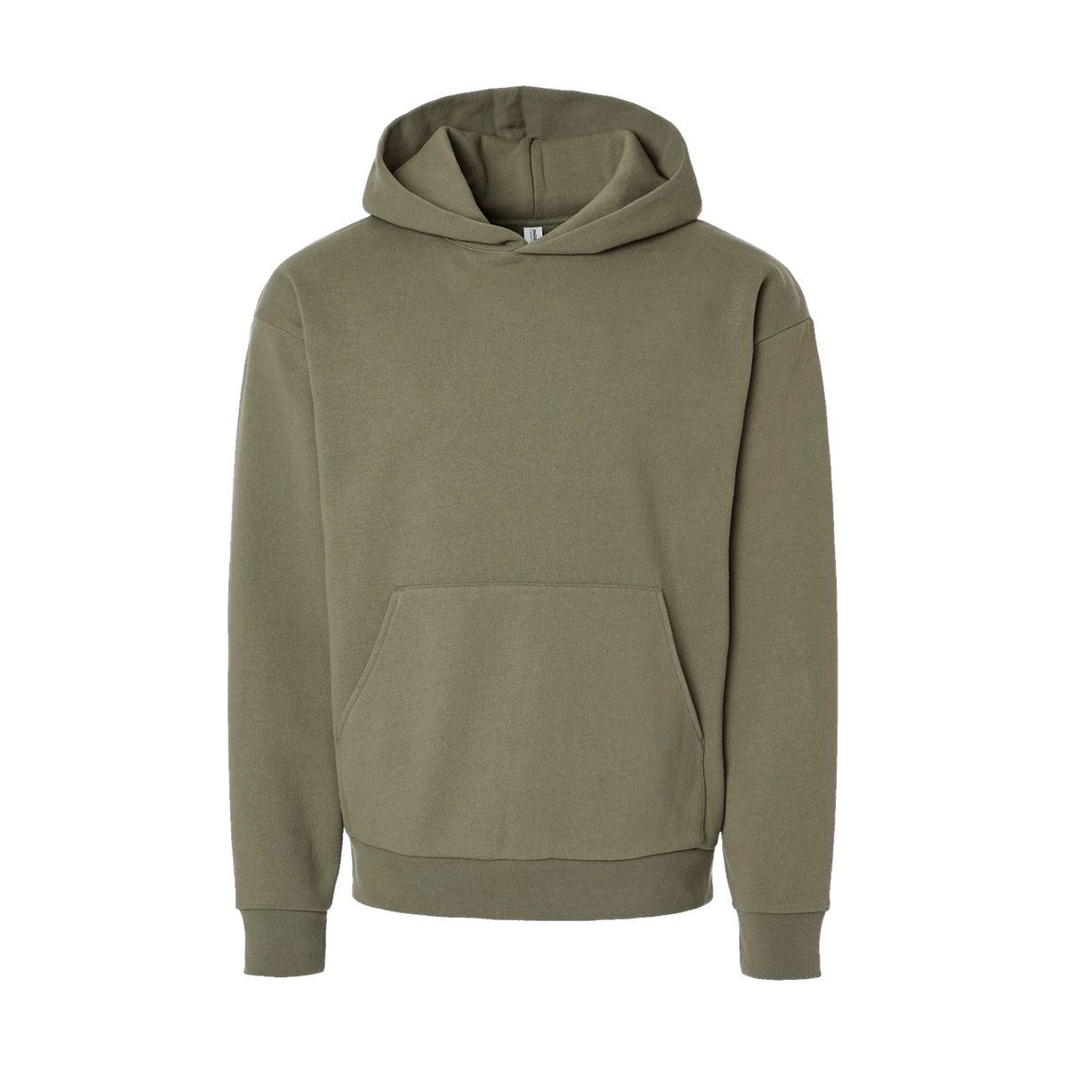 Independent Trading Co. Mainstreet Hoodie in Olive — custom branded by Motive