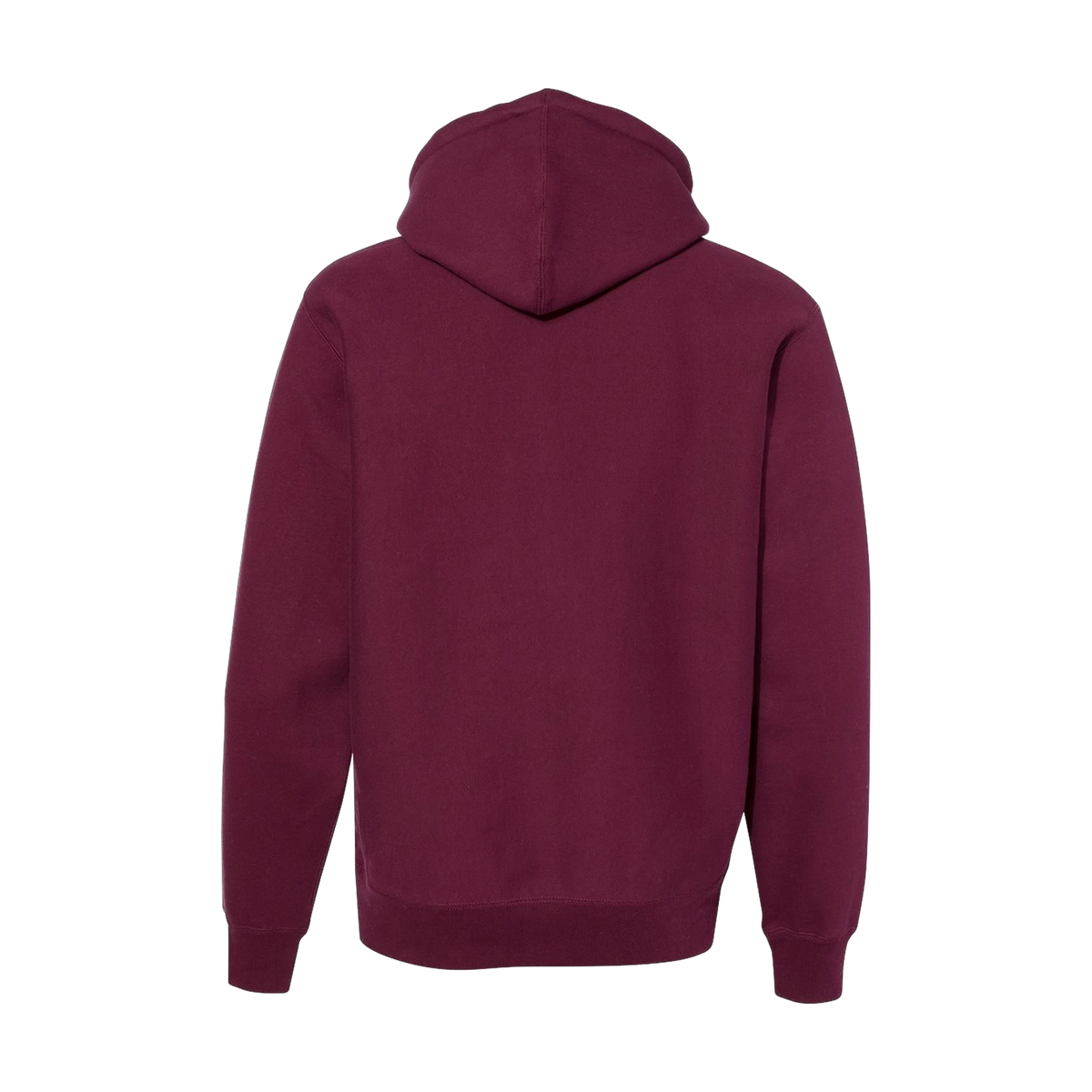Independent Trading Co. Legend Hoodie in Maroon — custom branded by Motive