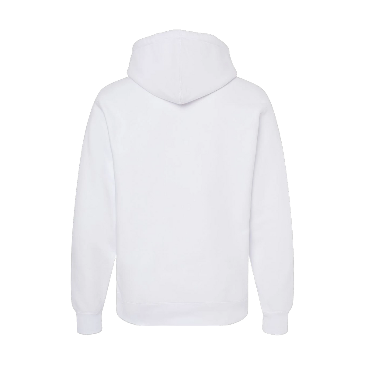 Independent Trading Co. Legend Hoodie in White — custom branded by Motive
