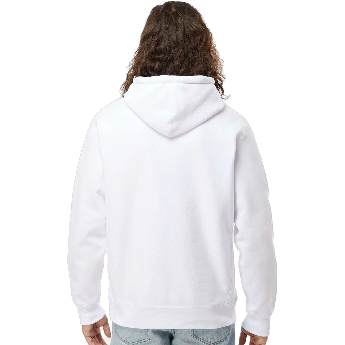 Independent Trading Co. Legend Hoodie in White — custom branded by Motive