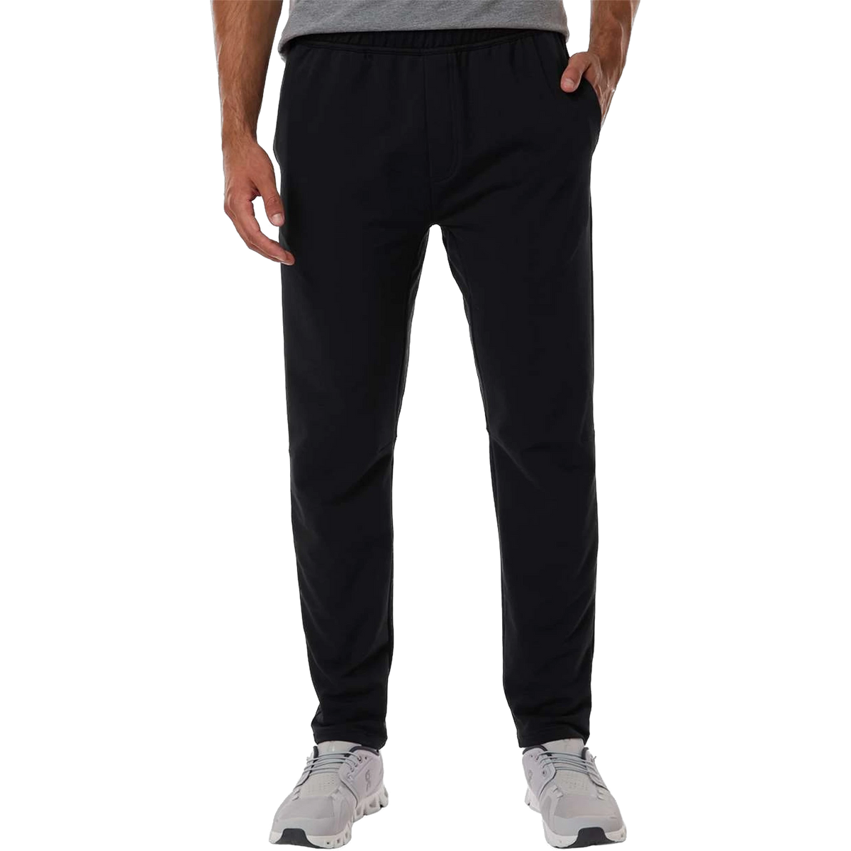 Independent Trading Co. Perform Fleece Pants in Black — custom branded by Motive