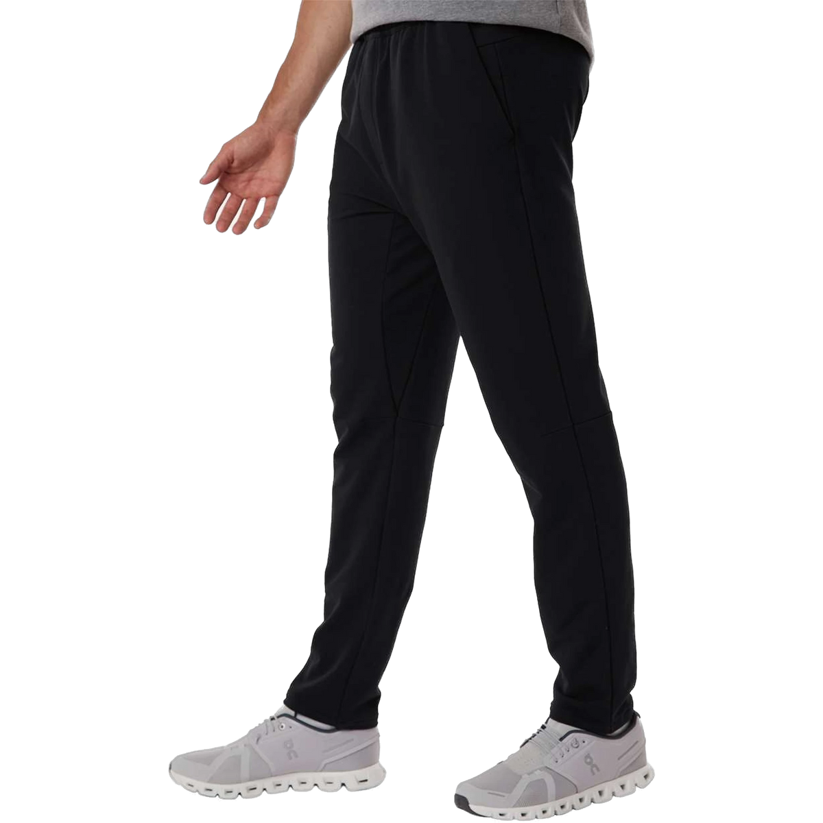 Independent Trading Co. Perform Fleece Pants in Black — custom branded by Motive