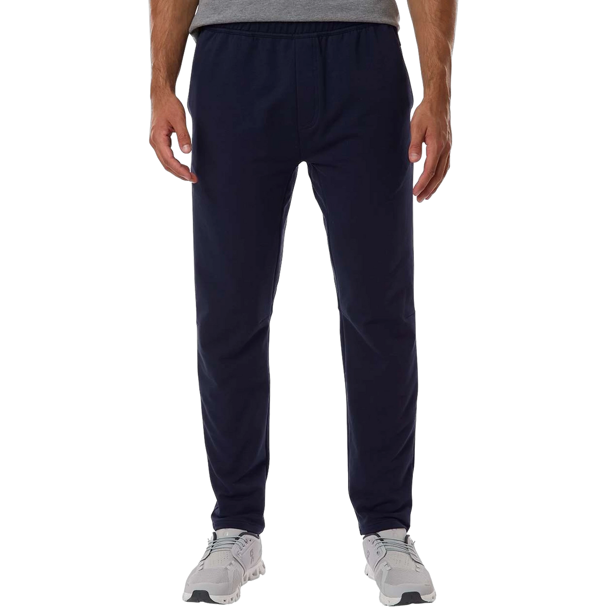 Independent Trading Co. Perform Fleece Pants in Classic Navy — custom branded by Motive