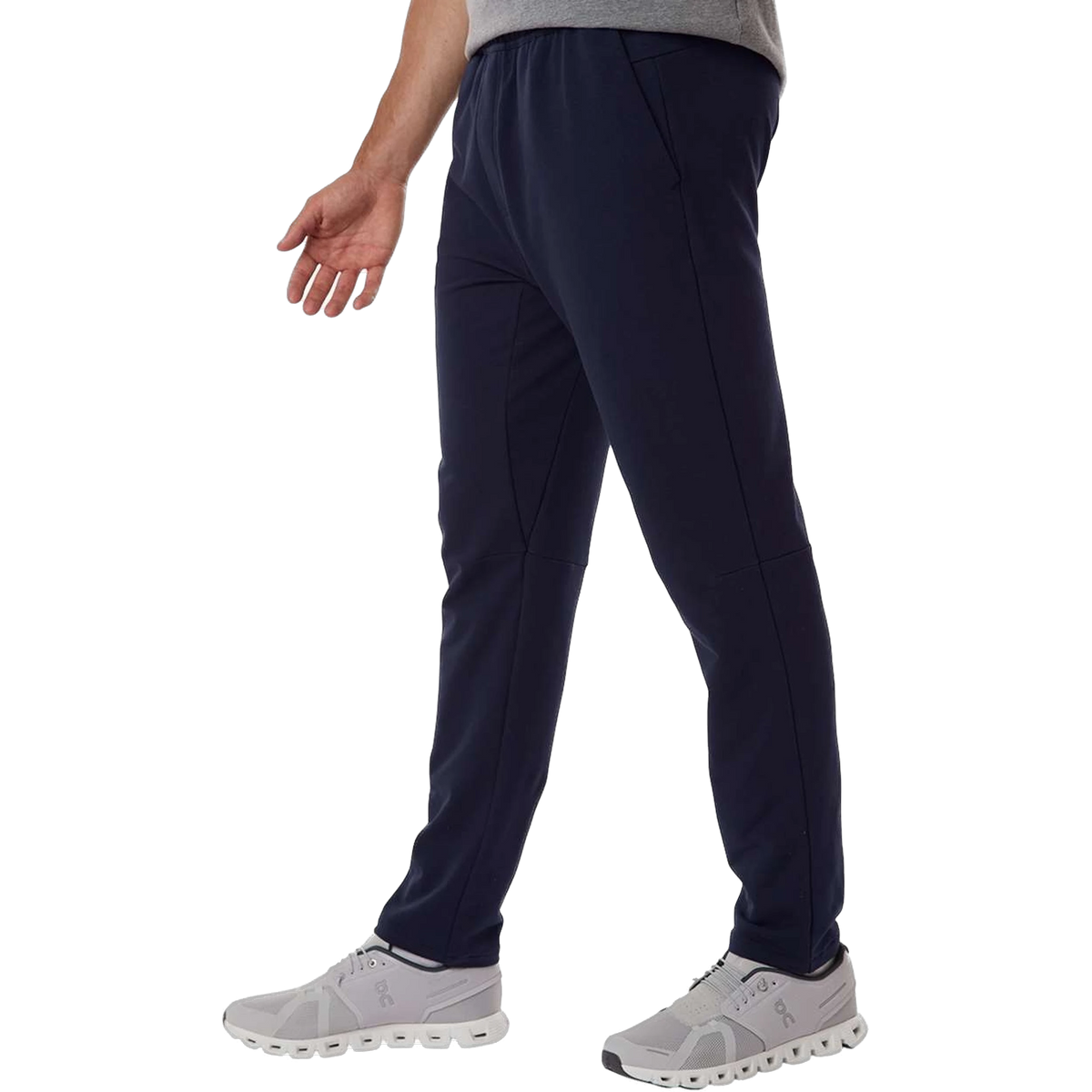 Independent Trading Co. Perform Fleece Pants in Classic Navy — custom branded by Motive