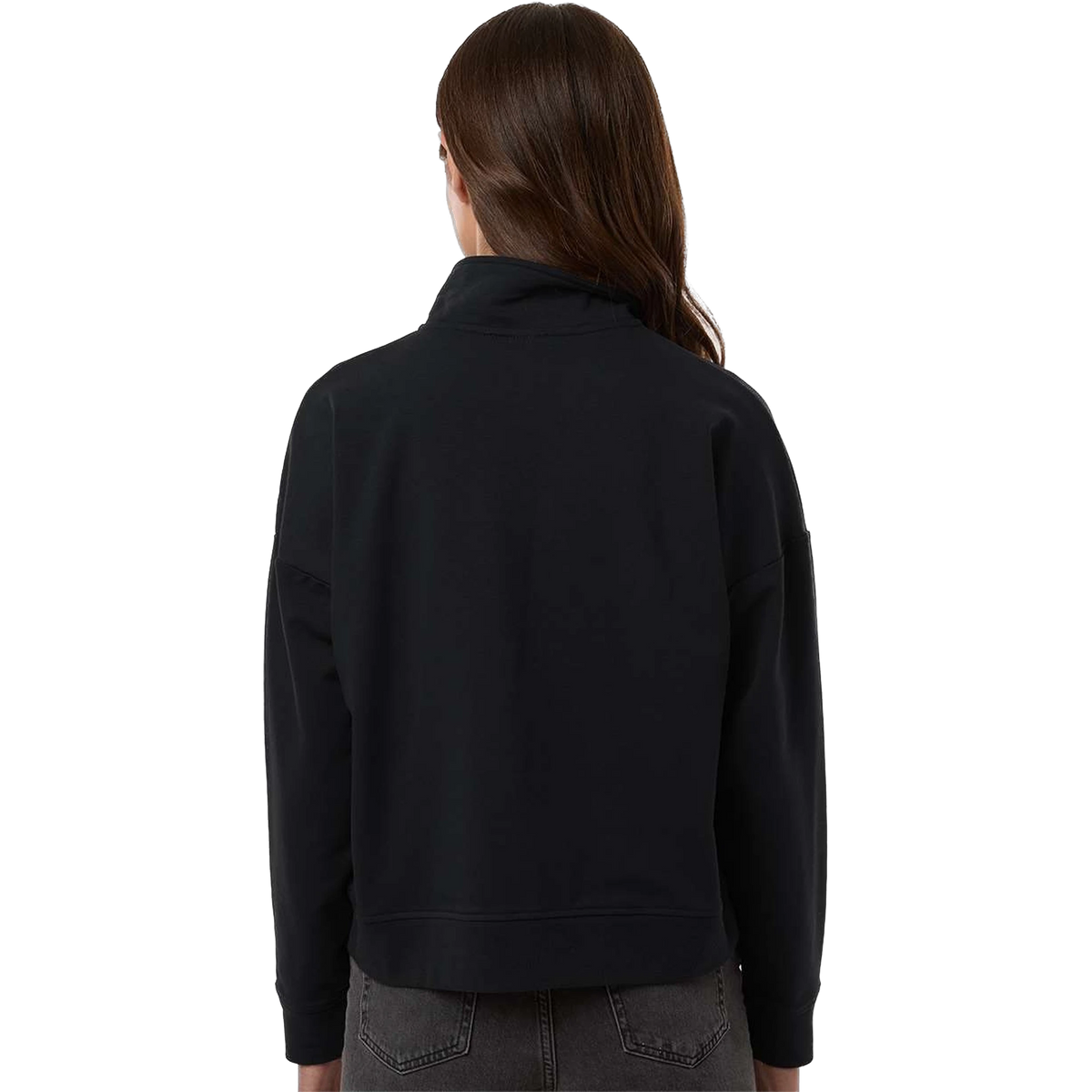 Independent Trading Co. Women's Perform Quarter-Zip in Black — custom branded by Motive