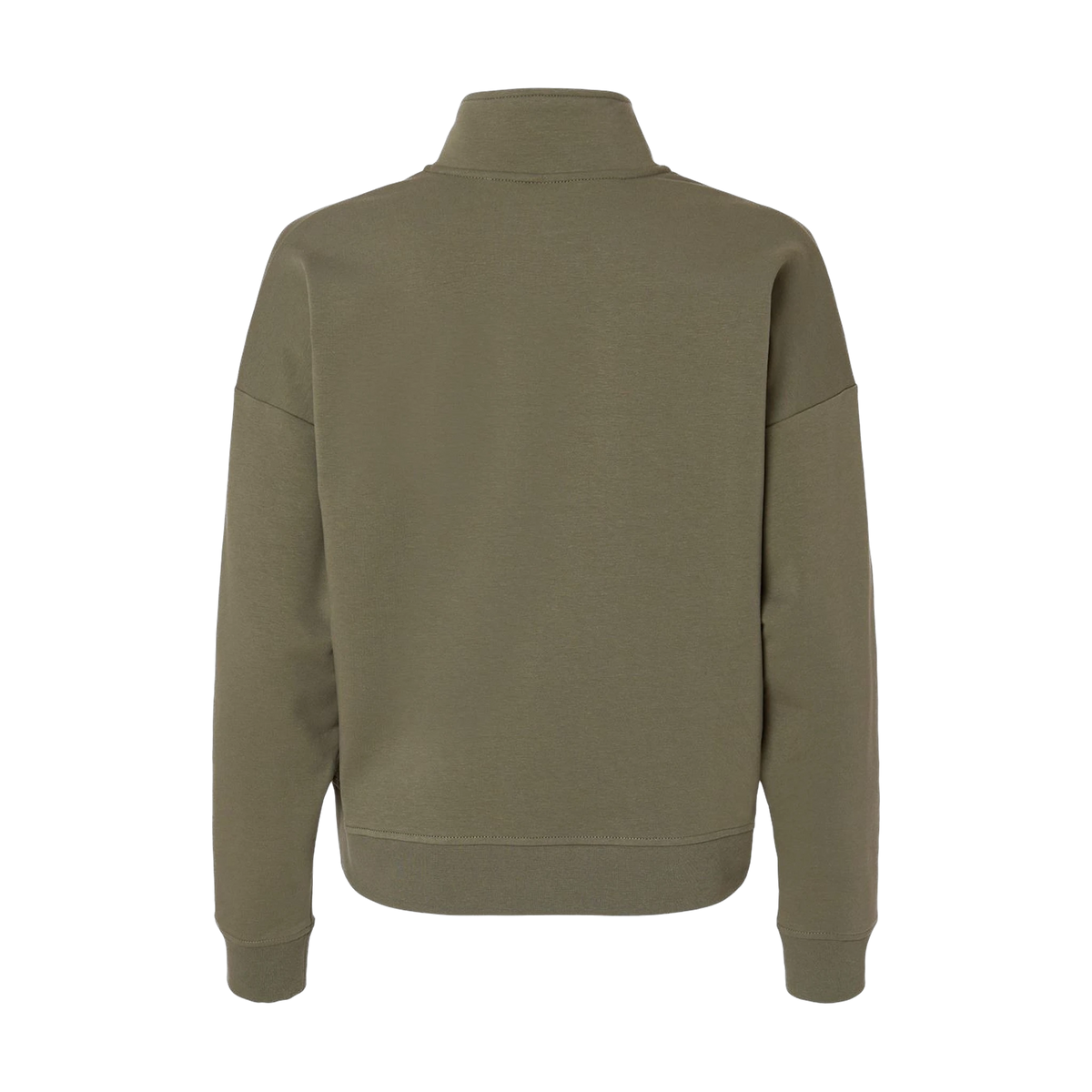 Independent Trading Co. Women's Perform Quarter-Zip in Pine — custom branded by Motive