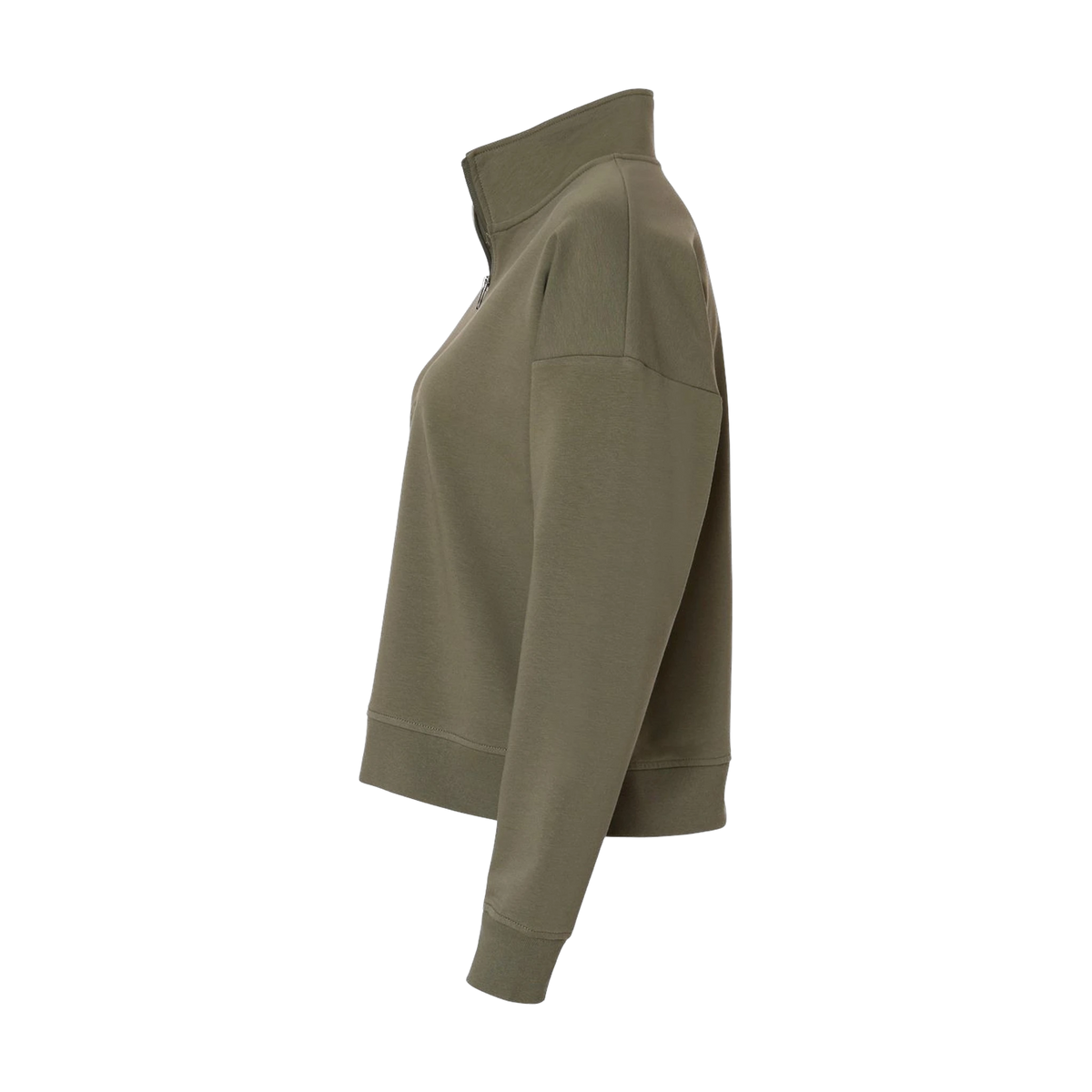 Independent Trading Co. Women's Perform Quarter-Zip in Pine — custom branded by Motive