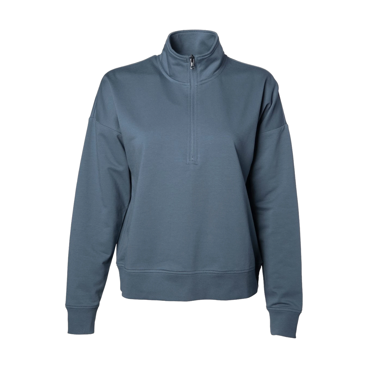 Independent Trading Co. Women's Perform Quarter-Zip in Storm Blue