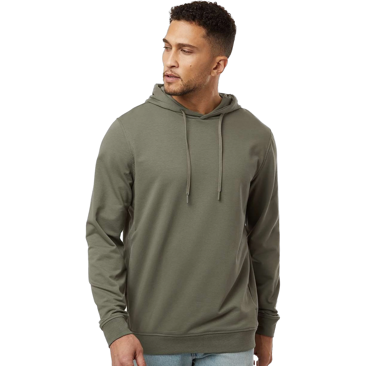 Independent Trading Co. Perform Hoodie in Pine — custom branded by Motive
