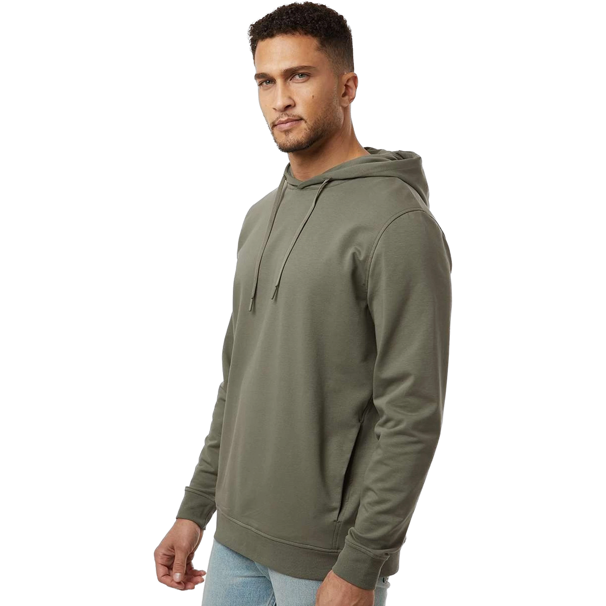 Independent Trading Co. Perform Hoodie in Pine — custom branded by Motive