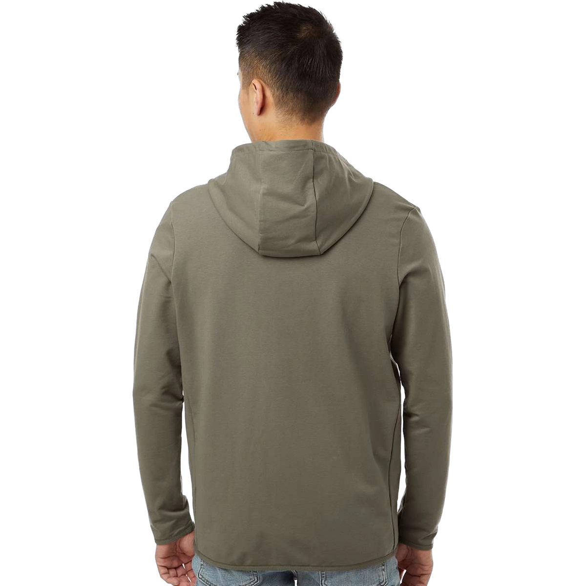 Independent Trading Co. Perform Zip Hoodie in Pine — custom branded by Motive
