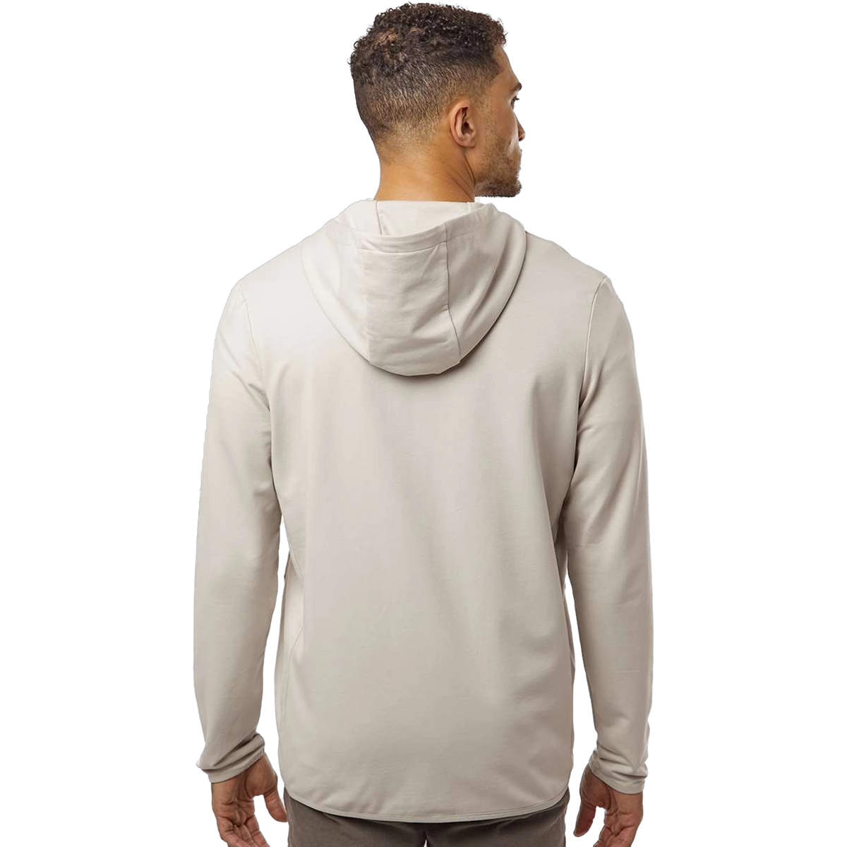 Independent Trading Co. Perform Zip Hoodie in Smoke — custom branded by Motive