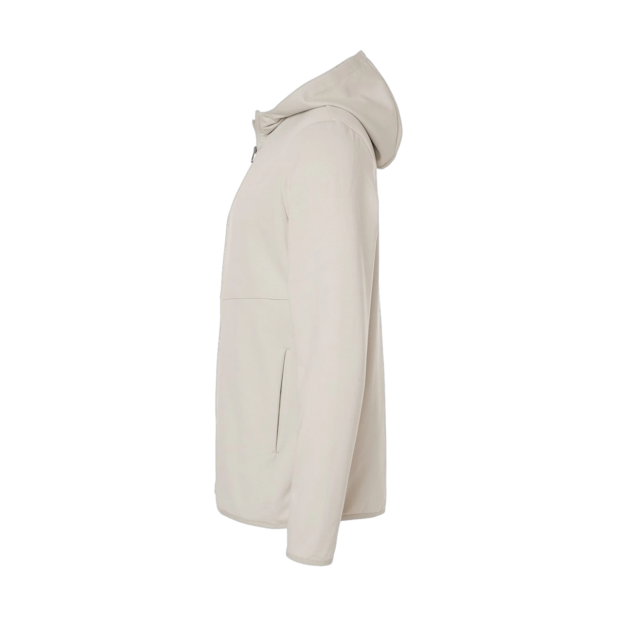 Independent Trading Co. Perform Zip Hoodie in Smoke — custom branded by Motive