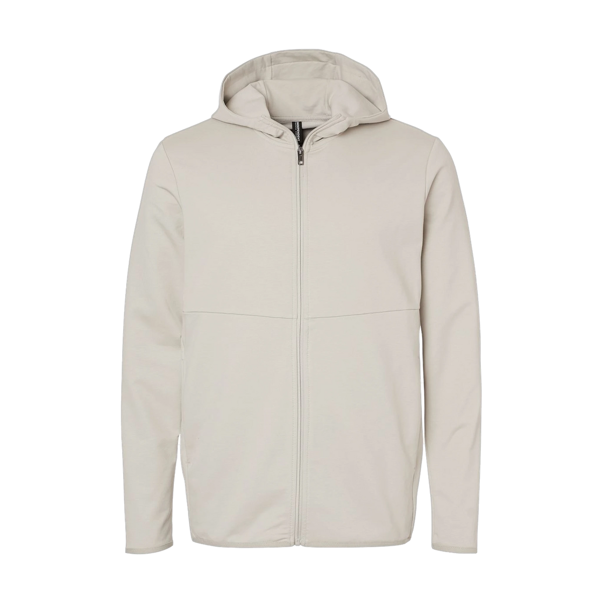 Independent Trading Co. Perform Zip Hoodie in Smoke — custom branded by Motive