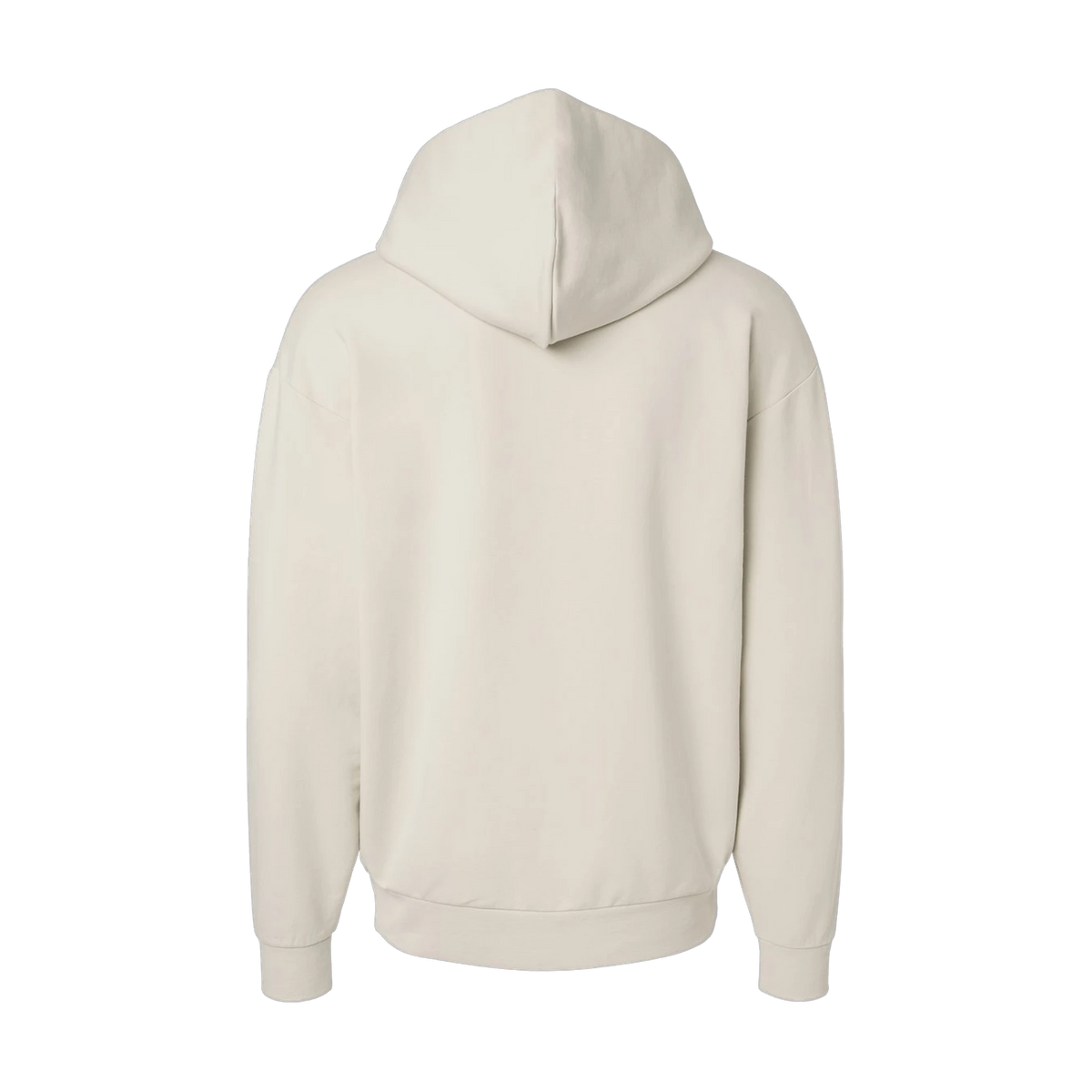 Independent Trading Co. Lux Hoodie in Ivory — custom branded by Motive