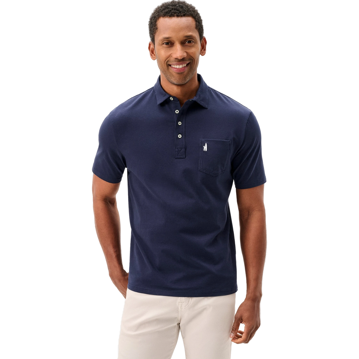 johnnie-O Original 4-Button Polo in Wake