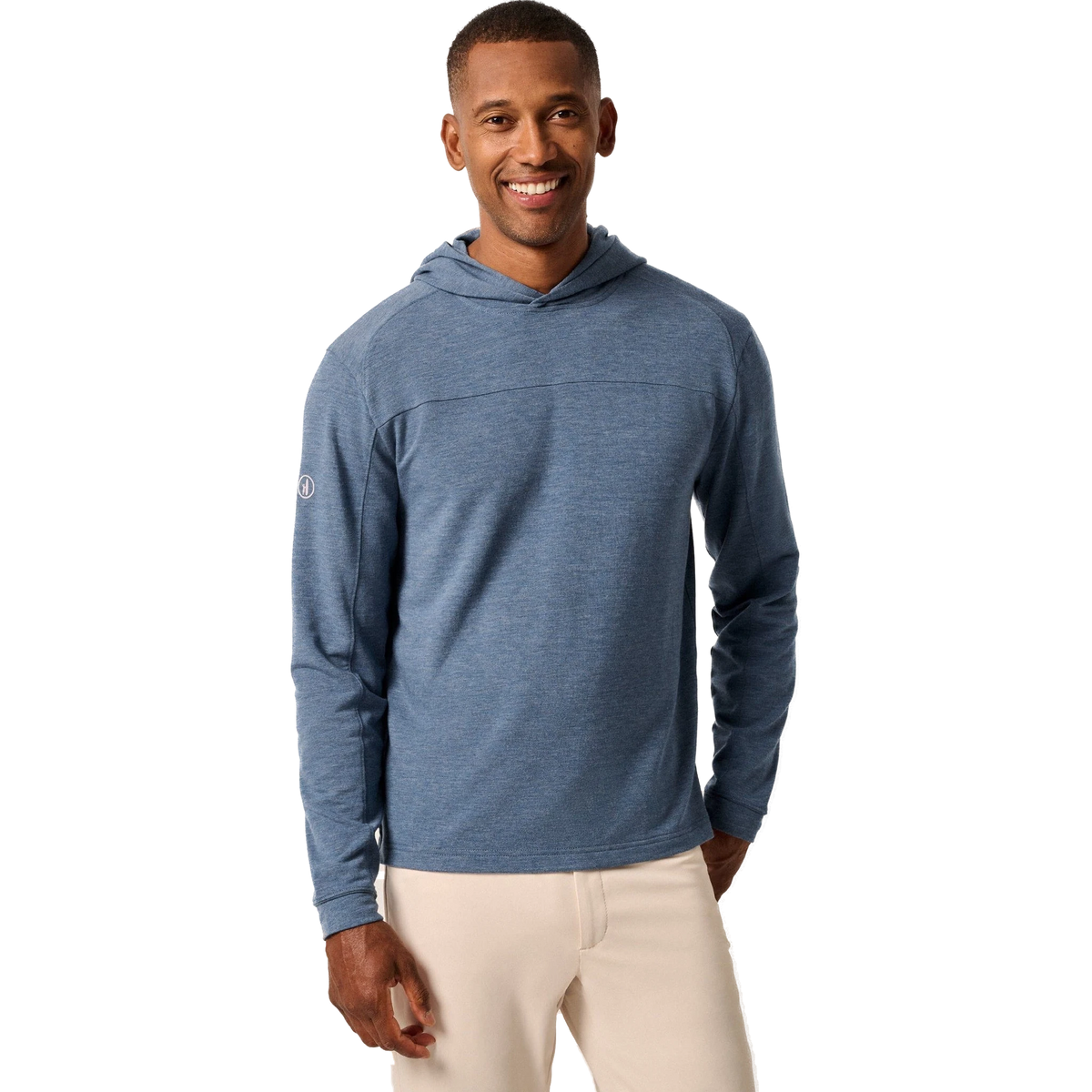 johnnie-O Remmy Midweight Performance Hoodie in Lake