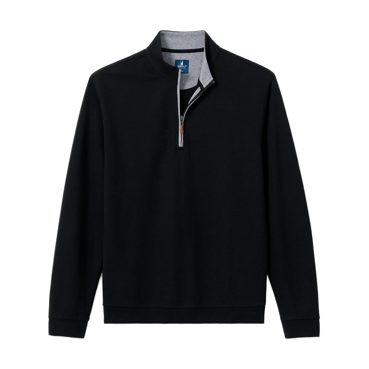 johnnie-O Sully 1/4 Zip Pullover in Black
