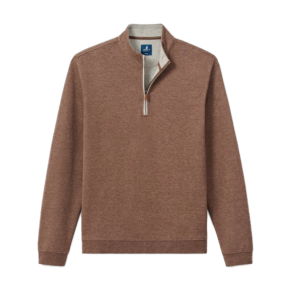 johnnie-O Sully 1/4 Zip Pullover in Grizzly