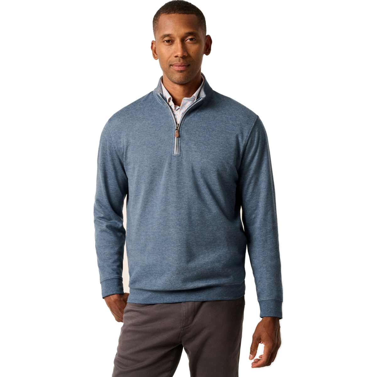 johnnie-O Sully 1/4 Zip Pullover in Helios Blue
