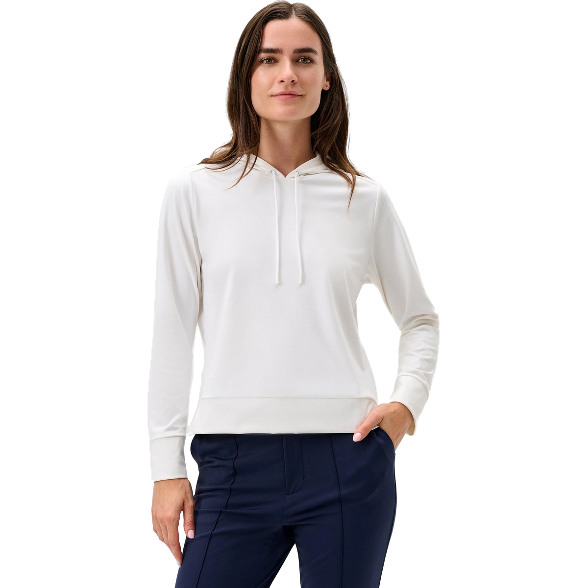 johnnie-O Women's Nalla Performance Hoodie in White