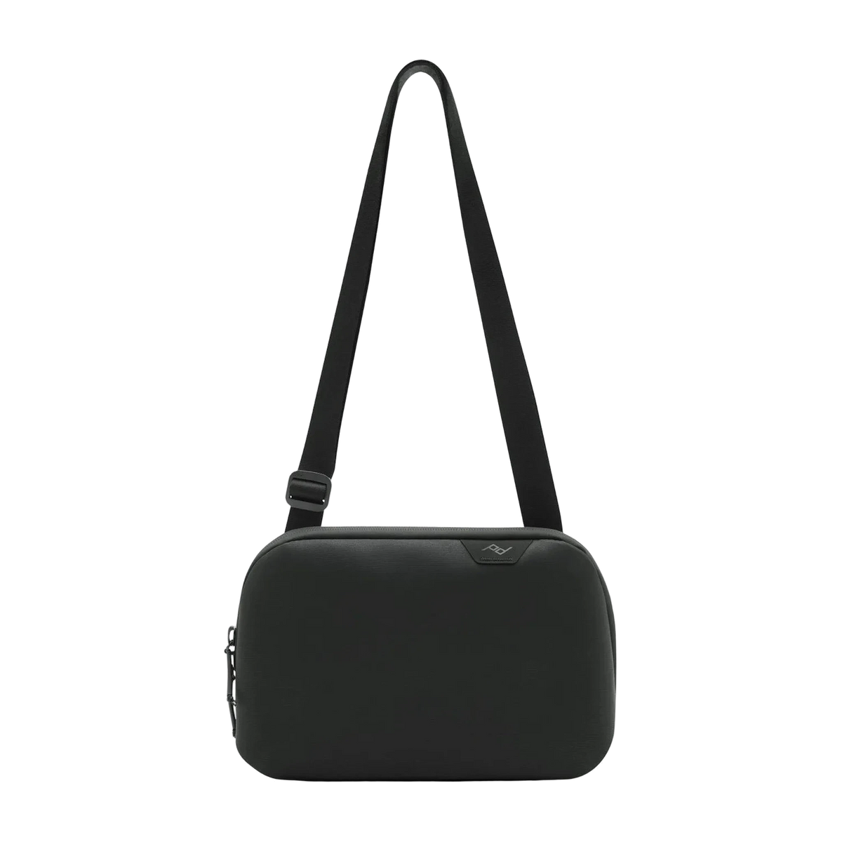Peak Design Travel Crossbody in Black — custom branded by Motive